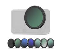 SMALLRIG 6-Pack Filter Kit for DJI Osmo Action 6 ND/CPL/UV/Mist-5967 | Includes ND8, ND16, ND32, CPL, UV, and 1/4 Black Mist, Snap-On with Lens Cover, HD Optical Glass, Multi-Coated