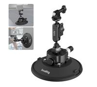 SMALLRIG 6" Suction Cup Mount with Ball Head Magic Arm - 5856B | 6" Camera Suction Mounts on Car Windshield/Window, Works for DJI Osmo Action 6/5 Pro/4, for Insta360 X6/X5 & for GoPro 13/12