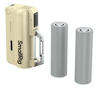 SmallRig 6089 Charger Kit incl. 2x 5000mAh 21700 Battery, Sand Brown