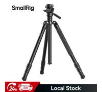 SmallRig 61.8'' Carbon Fiber Video Camera Tripod Monopod w/ Pan Tilt Video Head