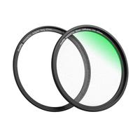 SMALLRIG 67mm Magnetic Black Diffusion 1/4 Mist Filter | & Threaded Filter Ring,HD Optical Glass 28 Layers Multi Nano Coated Black Mist Filters for Portrait Photography/Vlog - 4583