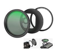 SMALLRIG 67mm Magnetic Variable ND2-ND32 Filter Kit (1-5 Stops) With T Mount Ring for Phone/Camera - No X Cross HD Optical Glass - 4725