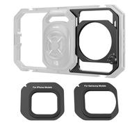 SMALLRIG 67mm Threaded Filter Adapter with Detachable Sun Hoods - 5277 | for Universal Phone Cage 4704/4597/5275/5276/4299B, for iPhone, for Samsung & Smartphones