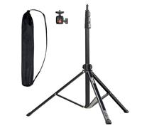 SMALLRIG 78.7"/ 200cm Light Stand Photography Tripod, Max Load 4kg, Compact Lightstand for Reflector, Ring Light, Small Softbox and COB Light, Umbrellas, Folded Size 22"/ 56cm RA-S200-4379