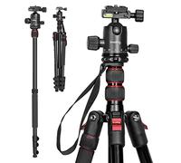 SMALLRIG 78" Camera Tripod, Aluminum Tripods & Monopod with 360°Ball Head and Quick Release Plate for Arca-type, 18.5" - 78" Adjustable Height Travel Tripod for Camera, Phone, Payload 33lb - 3474C