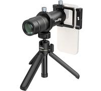 SMALLRIG 8x Telephoto Lens for Mobile Phone (T-mount) - 4737 | with Tripod + 8x Optical Zoom HD Telephoto Lens + Lens Clamp + Tripod Adapter + Lens Caps + Storage Bag, Support Hand-held