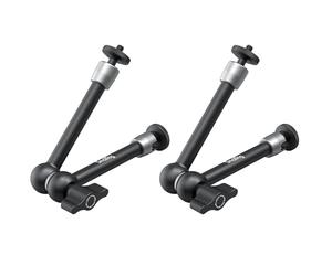 SMALLRIG 9.8 inch Adjustable Articulating Magic Arm with Both 1/4" Thread Screw for LCD Monitor/LED Lights, 2 Pack - 5317