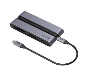 SMALLRIG 9 in 1 CFexpress Type B Card Reader Docking Station with USB3.2 (Gen 2) 10Gbps, SD/TF/CFexpress Type B Readers, USB-A/USB-C/HDMI/Gigabit Ethernet Ports, for iPhone for Mac - 4662