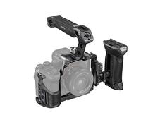 SMALLRIG A7 IV Cage with Top Handle - 3710 | Cable Clamp for HDMI and Side Handgrip, Advanced Kit for Sony Alpha 7R V/Alpha 7 IV/Alpha 7S III