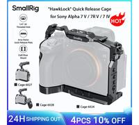 SmallRig A7 V/A7R V "HawkLock" Quick Release Cage for Sony Alpha 7 V / 7R V / 7 IV, w Cable Clamp Arca-Swiss Quick Release Plate Cage 6024