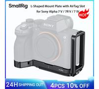 SmallRig A7 V L-Shaped Mount Plate with AirTag Slot for Sony Alpha 7 V / 7R V / 7 IV, with Arca-Swiss quick release plate -6034 L-Shaped 6034