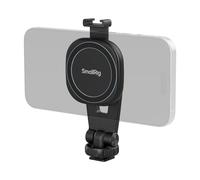SMALLRIG AC-10 Magnetic Phone Clamp for iPhone 18/17/16/15/14/13-5283 | Magnetic Attachable Phone Mount, with Cold Shoe Mount & 1/4"-20 Threaded Hole, 90° Tilt for Recording/Live Streaming