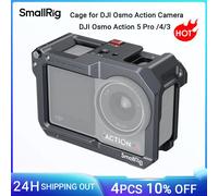 SmallRig Action 5 Pro Cage for DJI Osmo Action 5 Pro / 3 / 4 Camera Case for DJI Mic Protective Frame with Cold Shoe -4119C 4119C