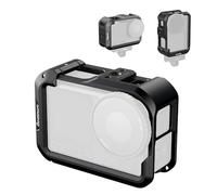 SMALLRIG Action 6 Cage for DJI Osmo Action 6 with Expansion Interfaces, Cold Shoe, 1/4"-20 Threaded Hole, Quick Release, Aluminum Action Camera Cage for DJI Action 6, Protective Frame Cage - 5888