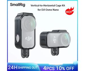 SmallRig Action Camera Nano Cage Vertical-to-Horizontal Cage Kit for DJI Osmo Nano for YouTube / TikTok / Instagram -5757 5757