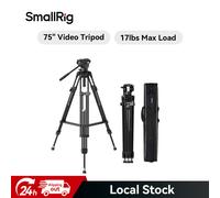 SmallRig AD-80 75" Video Tripod w/ fluid Head, Aluminum Alloy Heavy-Duty Tripod