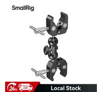 SMALLRIG Adjustable Double Clamp Mount Dual Head 15-40mm Anti-Slip Clamp