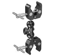 SmallRig Adjustable Double Clamp Mount, Dual Head 15-40mm Anti-Slip Clamp 5331