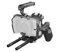 SMALLRIG Advanced Cage Kit for BMCC 6K w/Top & Side Handles-4575 | Includes Rotating Side Handle, SSD Bracket, Cable Clamp, Lens Mount Adapter, 15mm Rods, and Baseplate