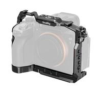 SMALLRIG Alpha 7 V HawkLock Quick Release Cage for Sony Alpha 7 V / 7R V / 7 IV, Built-in Quick Release Plate for Arca & NATO Rail & QD Socket & Cold Shoe, Compatible with DJI RS Stabilizer - 6024