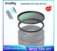 SmallRig Attachable CPL Filter, 67mm Magnetic Circular Polarizers Filter + 67mm Threaded Filter Ring for iPhone 15 Pro -4582 CPL Filter 4582