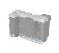 SMALLRIG Base Plate for Sony A7C II/A7CR - 4439 | Bottom Mount Plate (Silver) with Built-in Quick-Release Plate for Arca, QD Socket, Strap Slot, 1/4"-20 Threaded Hole