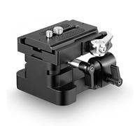 SMALLRIG Baseplate w/QR & Height Adjust for 15mm LWS-2092B | Features Rod Height Adjustment, Camera Tripod Mounting Plate with Quick Release for Universal 15mm LWS Systems