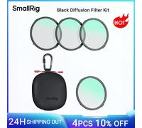 SmallRig Black Diffusion Magnetic Filter Kit ,w 1/8 & 1/4 & 1/2 & 1 Filter for Matte Box w Adjustable Clamp 4409/4411/4412 -4650 Filter Kit 4650