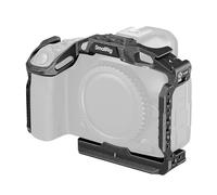 SMALLRIG "Black Mamba" Camera Cage for Canon EOS R5 Mark II - 4975B | Aluminum Alloy Camera Rig with Cold Shoe, 1/4''-20 & 3/8''-16 Threaded Holes, Built-in Quick Release Plate for Arca-Type
