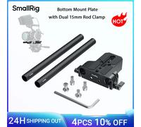 SmallRig Bottom Mount Plate with Dual 15mm Rod Clamp 5609