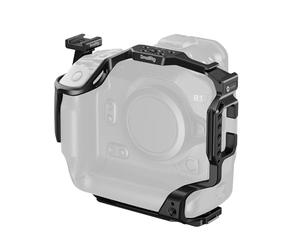SMALLRIG Cage for Canon R1, Full-Cover R1 Cage w/Detachable Cold Shoe Mount, Quick Release Plates for Arca, 1/4"-20 & 3/8"-16 for ARRI locating holes, Support Vertical and Horizontal Shooting - 5413