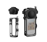 SmallRig Cage for Insta360 X4 Air Accessories, Aluminum Alloy Protective Case for Insta360 X4 Air Quick Release, Built-in Cold Shoe Mounts & 1/4" Threads, with Silicone Lens Cover - 5939