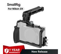 SMALLRIG ZR Camera Cage Kit for Nikon ZR, Full Cage with Silicone Grip, Top Handle for ARRI, Cable Clamp for HDMI, Built-in Cold Shoe and Quick-Release Plate for Arca - 5647