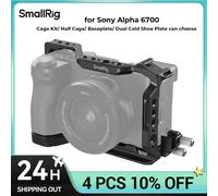 SmallRig Cage Kit / Half Cage / Baseplate / Dual Cold Shoe Mount Plate / for Sony Alpha 6700 With Multiple Mounting Points A6700 Half Cage 4337