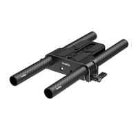 SMALLRIG Camera Base Plate Kit with 15mm LWS Rod Rail Clamp - 5609 | With Carbon Fiber 15mm Rods (8'' / 20cm), for Sony A6500, for Canon R5, for Sony A7SIII, Both for Cameras & Cages