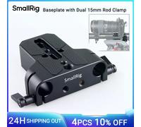 SmallRig Camera Base Plate With Dual 15mm Rod Rail Clamp for Sony FS7 A7 Series for Canon C100 C300 C500 for Panasonic GH5 1674 1674