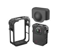 SMALLRIG Camera Cage for DJI Osmo 360 II (Advanced Edition) - 6715 | Lightweight Aluminum Protective Case with Silicone Lens Cover, Expansion Frame Built-in Charging Contact and Cold Shoe Mount
