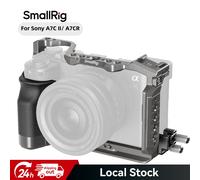 SMALLRIG HawkLock Quick Release Camera Cage Kit for Sony A7C II/ A7CR with Integrated Silicone Grip, Full Access Vlog Making Cage for Sony Alpha 7C II/Alpha 7CR with Cable Clamp for HDMI - 5198