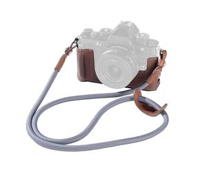 SMALLRIG Camera Case Kit for Nikon Z f, Vintage PU Leather Camera Case Kit, with Enhanced Grip, Scratch-Resistant Microfiber Lining, Aluminum Alloy Frame,Shoulder Strap, Brown - 5096