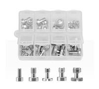 SMALLRIG Camera Screws Stainless Steel Screw Set 35 Pcs (1/4"-20, 3/8"-16, M2.5, M3), Suitable for Cameras, Cages, Handles, with Portable Storage Case - 6389
