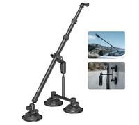 SMALLRIG Car Mount for Insta360 X5/X4/X3, for DJI OSMO 360 Camera - 5843 | for GoPro, Triple Suction Cup Mount Kit with 120cm/47.2" Invisible Telescopic Selfie Stick, Ball Head, Magic Arm Clamp