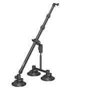 SMALLRIG Car Mount for Insta360 X5/X4/X3, for DJI OSMO 360 Camera, for GoPro, Triple Suction Cup Mount Kit with 120cm/47.2" Invisible Telescopic Selfie Stick, Ball Head, Magic Arm Clamp, Adapter -5843