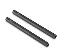 SMALLRIG Carbon Fiber 15mm Rods(Non-Thread), 8 Inches(20cm) Long, Pack of 2-870
