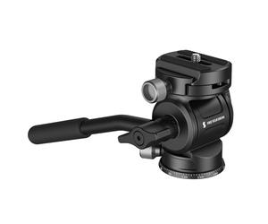 SMALLRIG CH3 Video Head, Tripod Fluid Head Pan Tilt Head with Quick Release Plate for Arca Swiss, Support 360° Swivel and 90° / -70° Tilt, Max Load 3kg / 6.6lb for Cameras, DSLR- 4936