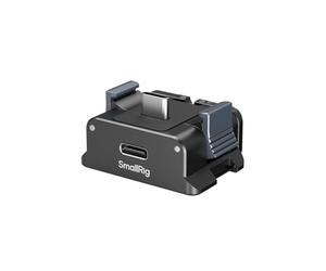 SMALLRIG Charging Adapter Base for DJI Osmo Pocket 4P / 4/3, Aluminum Desktop Type-C Charging Dock with 1/4" Screw Hole & Foldable Two Claw Mount for Tripods, Stabilizer Base Bracket for Arca - 5376