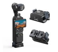 SMALLRIG Charging Base for DJI Pocket 4P/4/3 w/Type-C & 1/4" Hole-5376 | Aluminum Desktop Type-C Dock with 1/4" Hole and Foldable Two-Claw Mount, for Tripods and Arca Stabilizer Base