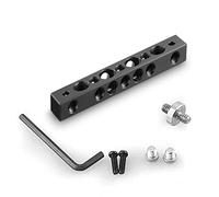 SMALLRIG Cheese Plate with 1/4 and 3/8 Thread - 1091 | Multifunctional Mini Cheese Bar for Action Cameras, Camera Monitors, Microphones and LED Lights
