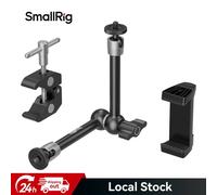 SmallRig 9.8 inch Crab-Shaped Clamp for Phones w Super Clamp & Magic Arm w 1/4"-20 Screw for Action Cameras Monitors Mic -5326 1pc 5326