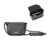 SMALLRIG Compact Camera Bag for Ricoh GR w/Magnetic Snap Black-5673 | Crossbody Bag with Shoulder Strap, PU Leather Magnetic Snap Camera Case for Ricoh GR Series, Black