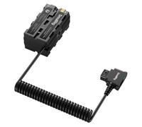 SMALLRIG D-tap to Dual-Sided NP-F Dummy Battery, with USB-C, DC Port - 4884 | With LED Display, for Monitor and Wireless Video Transmitters